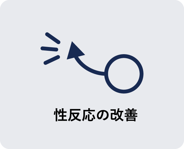 性反応の改善